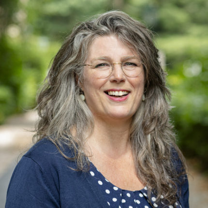 Geertrude van Amerongen geeft een workshop op het Festival van de Medezeggenschap