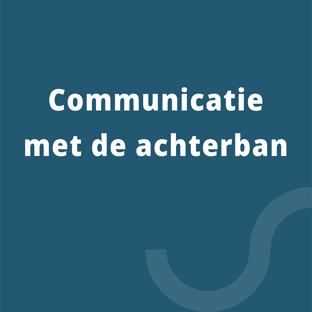 communicatie met de achterban
