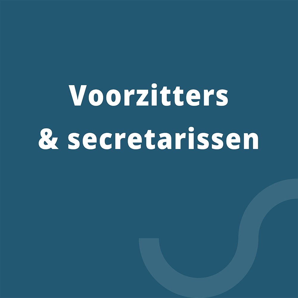 open inschrijving voorzitters & secretarissen